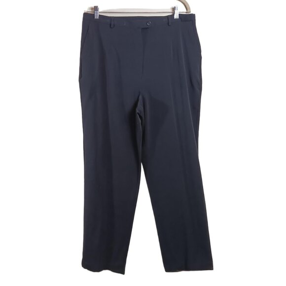 Sag Harbor Pants - Sag Harbor Dress Pants Women’s 16 Black Straight Stretch Waistband Office Career